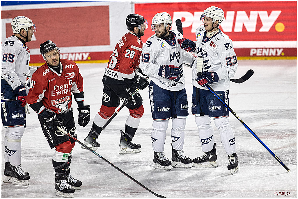 PENNY DEL: Kölner Haie - Adler Mannheim; Köln, 08.03.2024