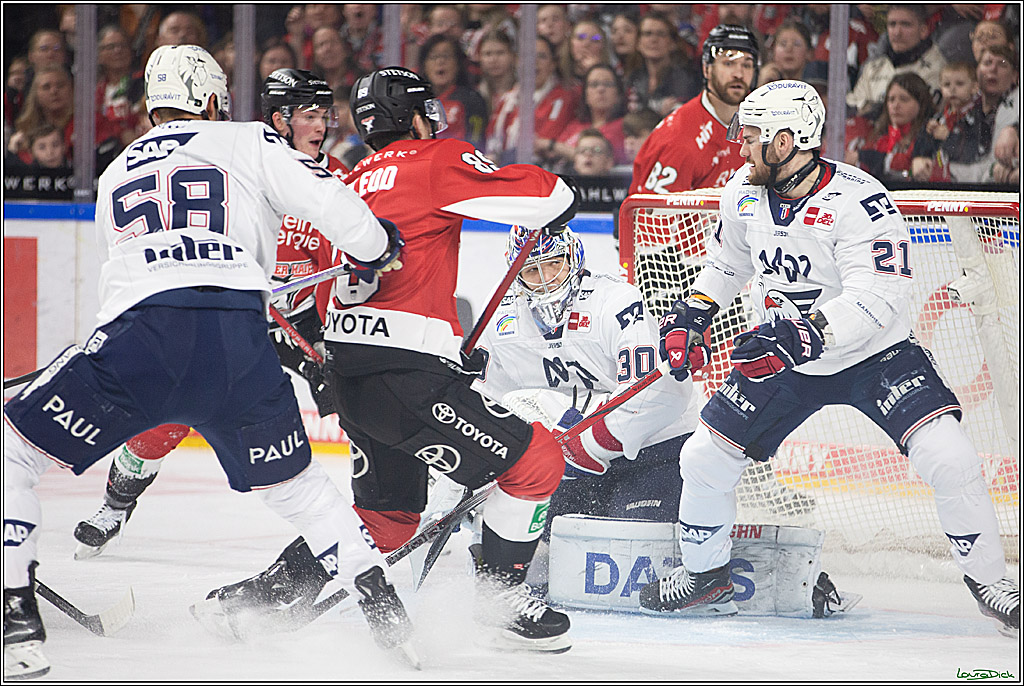 PENNY DEL; Koelner Haie- Adler Mannheim; Koeln, 08.03.2024