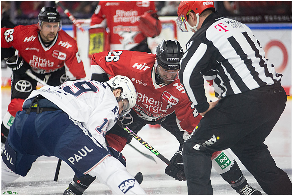 PENNY DEL; Koelner Haie- Adler Mannheim; Koeln, 08.03.2024