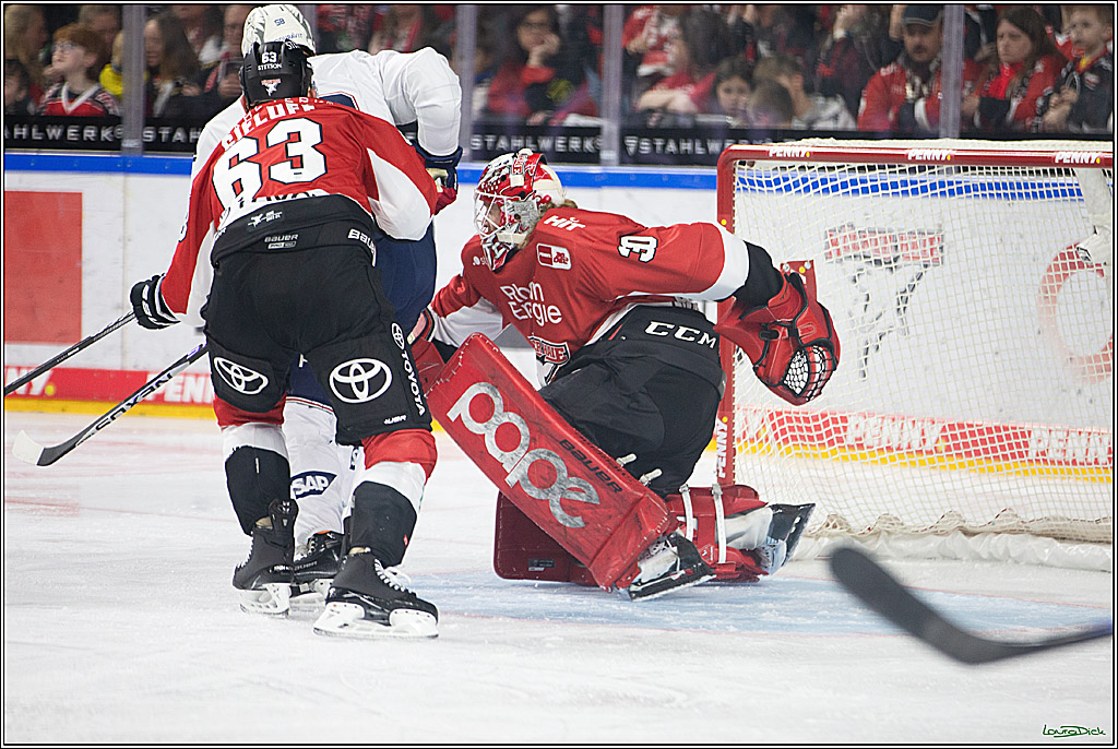 PENNY DEL; Koelner Haie- Adler Mannheim; Koeln, 08.03.2024