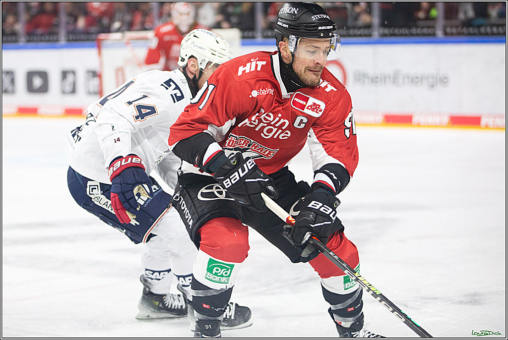 PENNY DEL; Koelner Haie- Adler Mannheim; Koeln, 08.03.2024