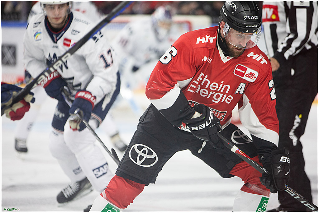 PENNY DEL; Koelner Haie- Adler Mannheim; Koeln, 08.03.2024