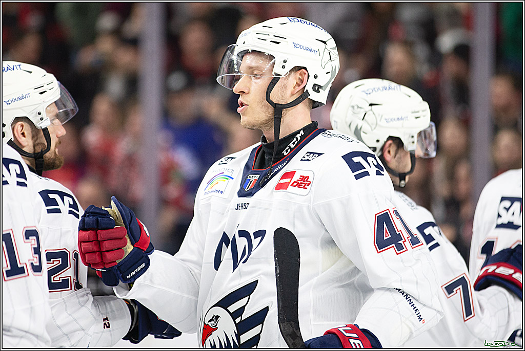 PENNY DEL; Koelner Haie- Adler Mannheim; Koeln, 08.03.2024