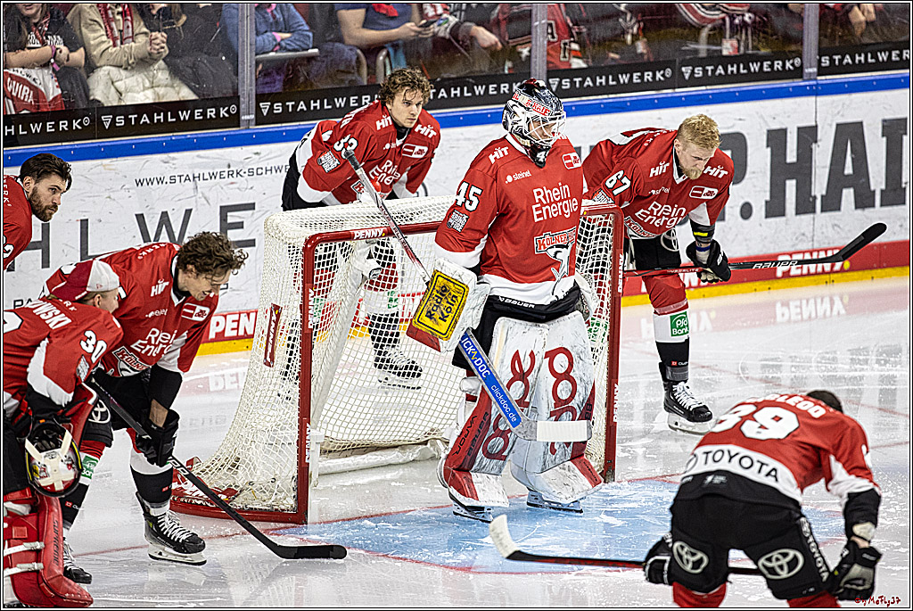 PENNY DEL 1. Playoff-Runde: Kölner Haie - ERC Ingolstadt; Köln, 13.03.2024