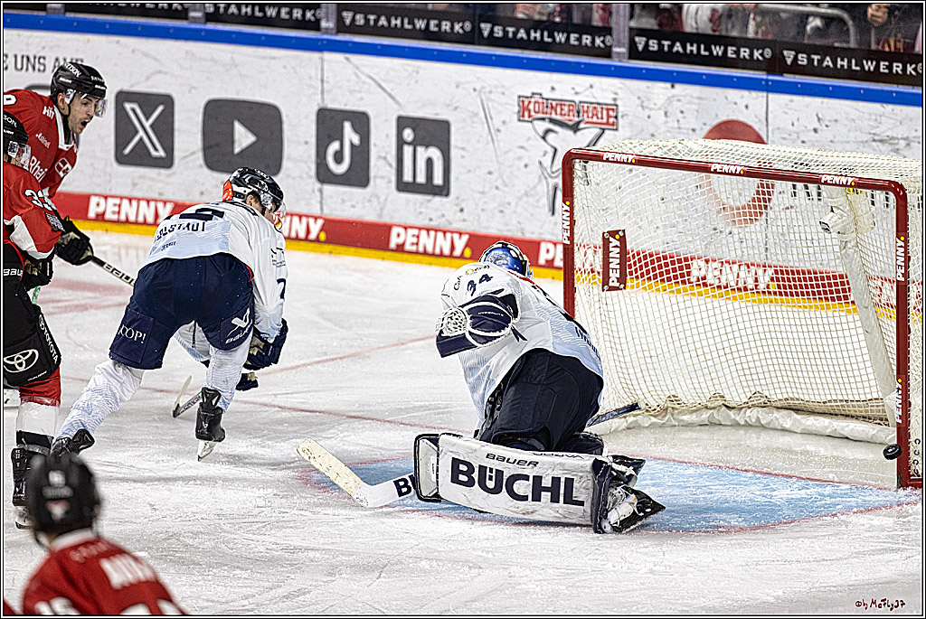 PENNY DEL 1. Playoff-Runde: Kölner Haie - ERC Ingolstadt; Köln, 13.03.2024
