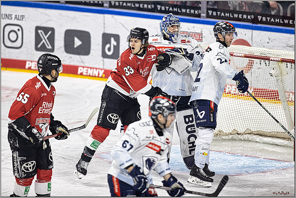 PENNY DEL 1. Playoff-Runde: Kölner Haie - ERC Ingolstadt; Köln, 14.03.2024