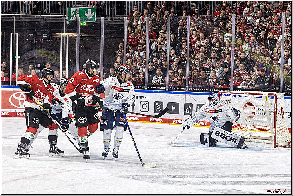 PENNY DEL 1. Playoff-Runde: Kölner Haie - ERC Ingolstadt; Köln, 14.03.2024