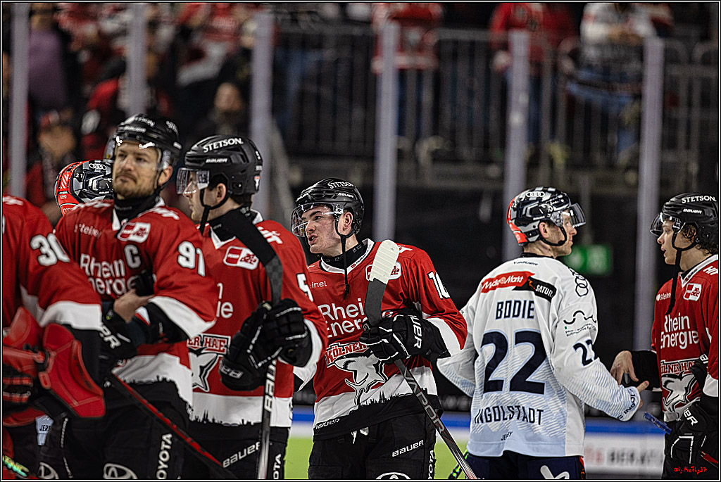 PENNY DEL 1. Playoff-Runde: Kölner Haie - ERC Ingolstadt; Köln, 14.03.2024