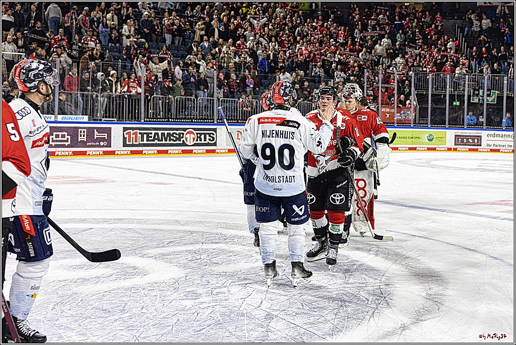PENNY DEL 1. Playoff-Runde: Kölner Haie - ERC Ingolstadt; Köln, 14.03.2024