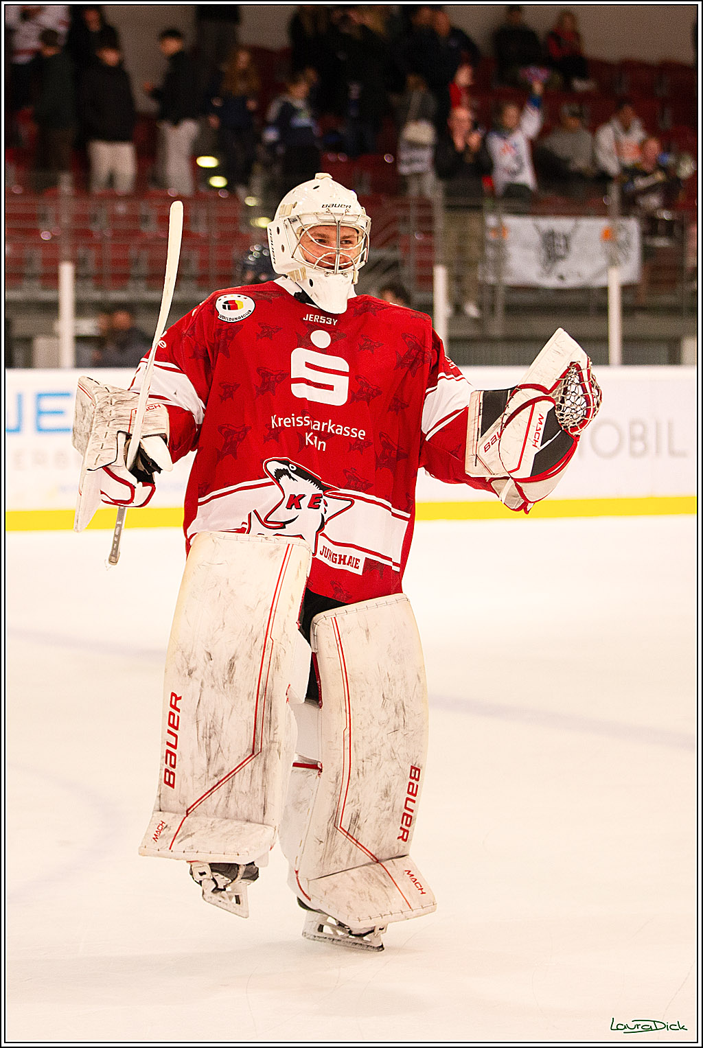 2. Finale Spiel U17 Koelner Junghaie- Jungadler Mannheim; Koeln, 14.04.2024