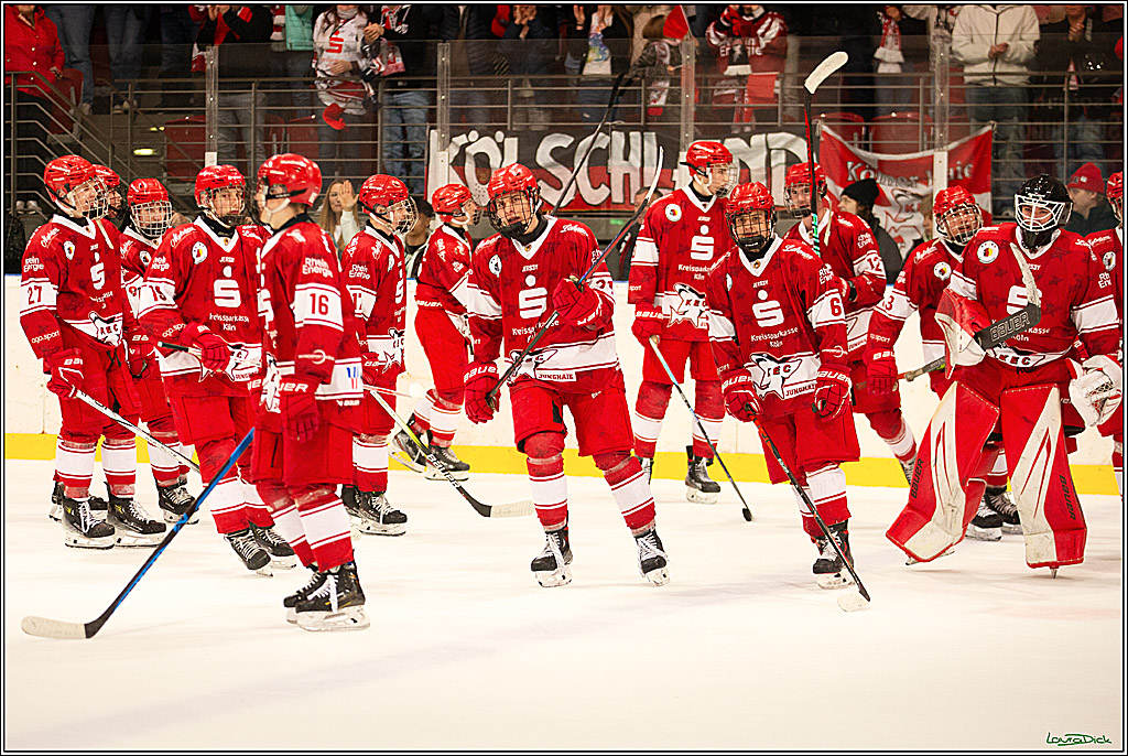 2. Finale Spiel U17 Koelner Junghaie- Jungadler Mannheim; Koeln, 14.04.2024