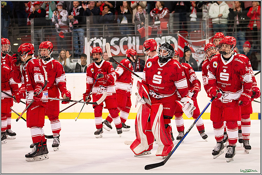 2. Finale Spiel U17 Koelner Junghaie- Jungadler Mannheim; Koeln, 14.04.2024