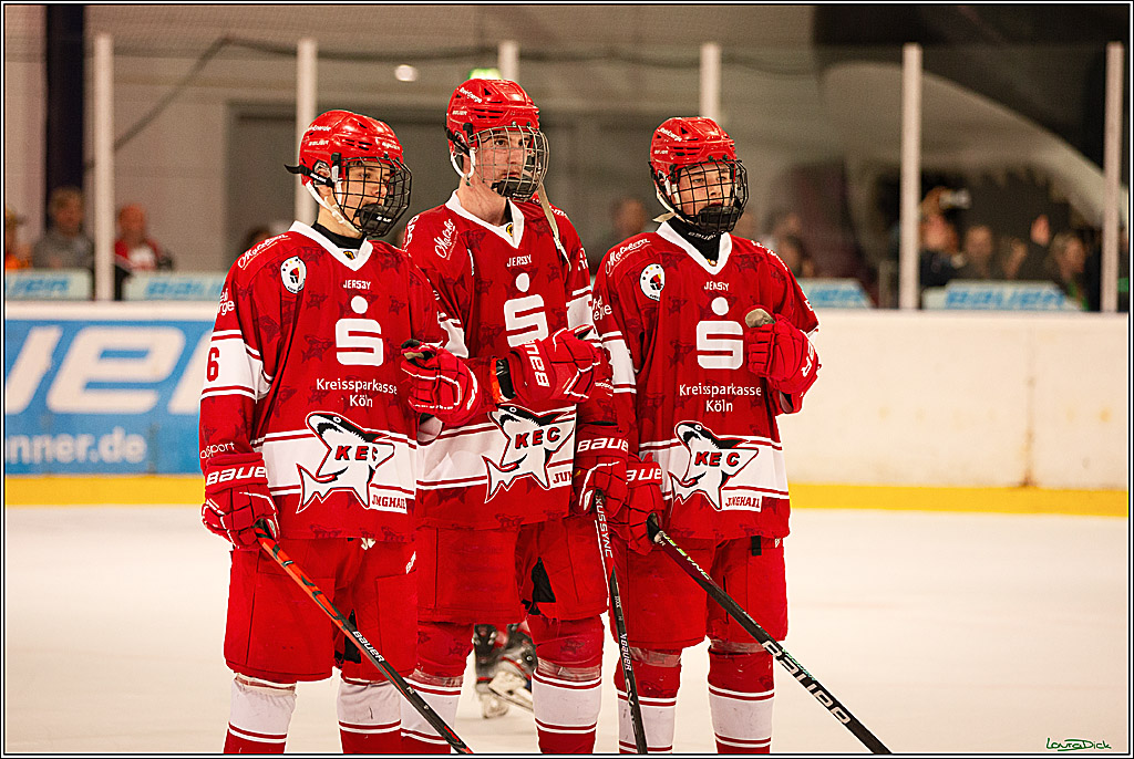 2. Finale Spiel U17 Koelner Junghaie- Jungadler Mannheim; Koeln, 14.04.2024