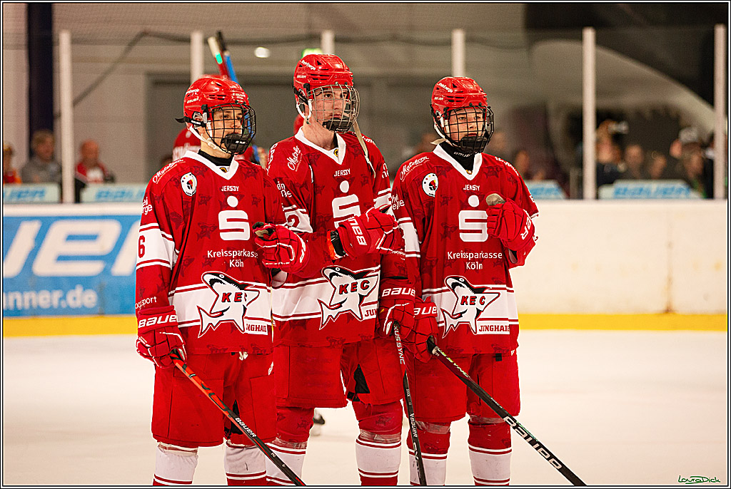 2. Finale Spiel U17 Koelner Junghaie- Jungadler Mannheim; Koeln, 14.04.2024