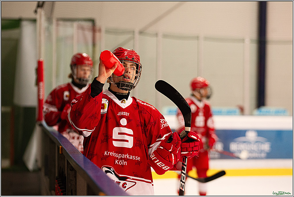 2. Finale Spiel U17 Koelner Junghaie- Jungadler Mannheim; Koeln, 14.04.2024