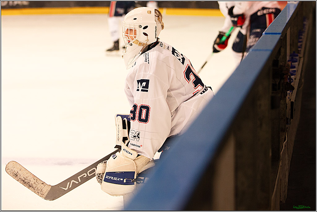 2. Finale Spiel U17 Koelner Junghaie- Jungadler Mannheim; Koeln, 14.04.2024