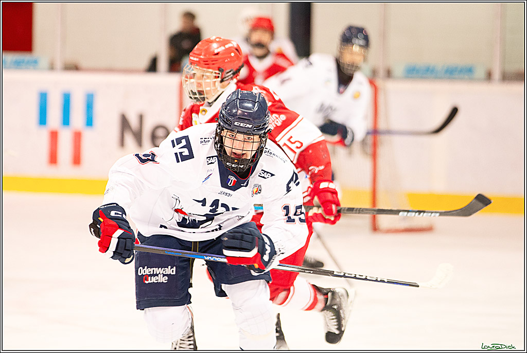 2. Finale Spiel U17 Koelner Junghaie- Jungadler Mannheim; Koeln, 14.04.2024