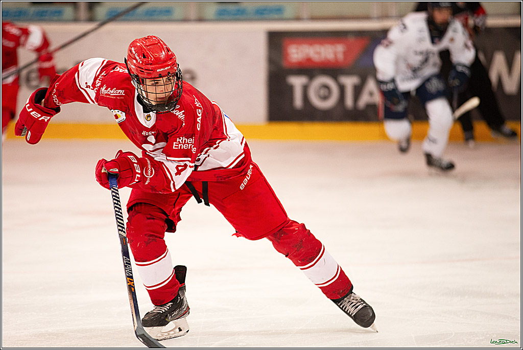 2. Finale Spiel U17 Koelner Junghaie- Jungadler Mannheim; Koeln, 14.04.2024