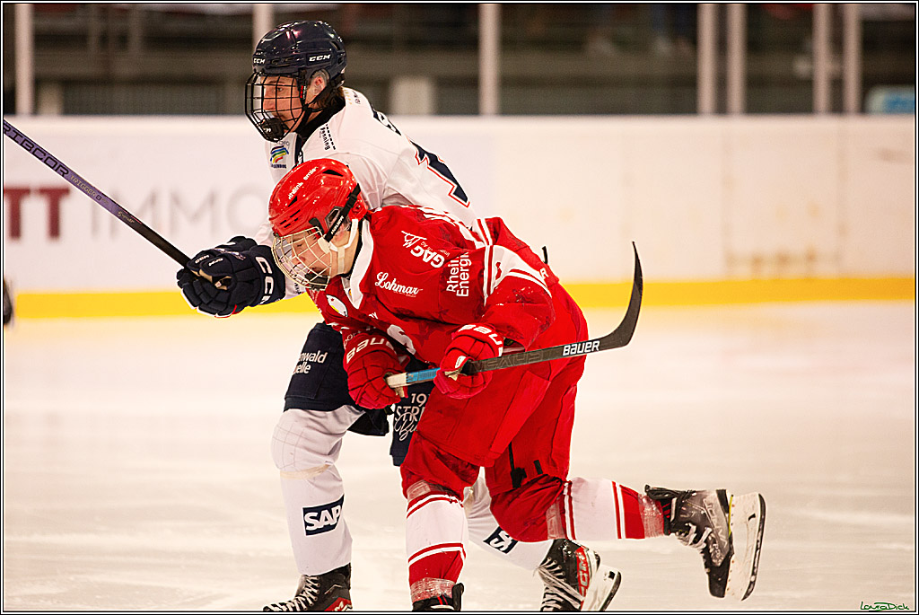 2. Finale Spiel U17 Koelner Junghaie- Jungadler Mannheim; Koeln, 14.04.2024