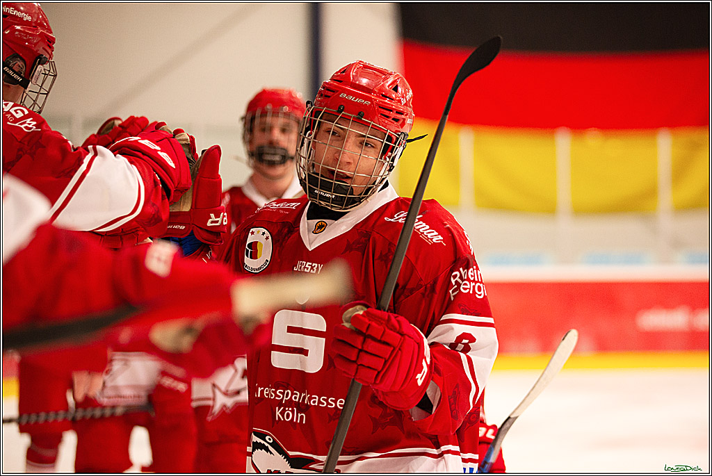 2. Finale Spiel U17 Koelner Junghaie- Jungadler Mannheim; Koeln, 14.04.2024