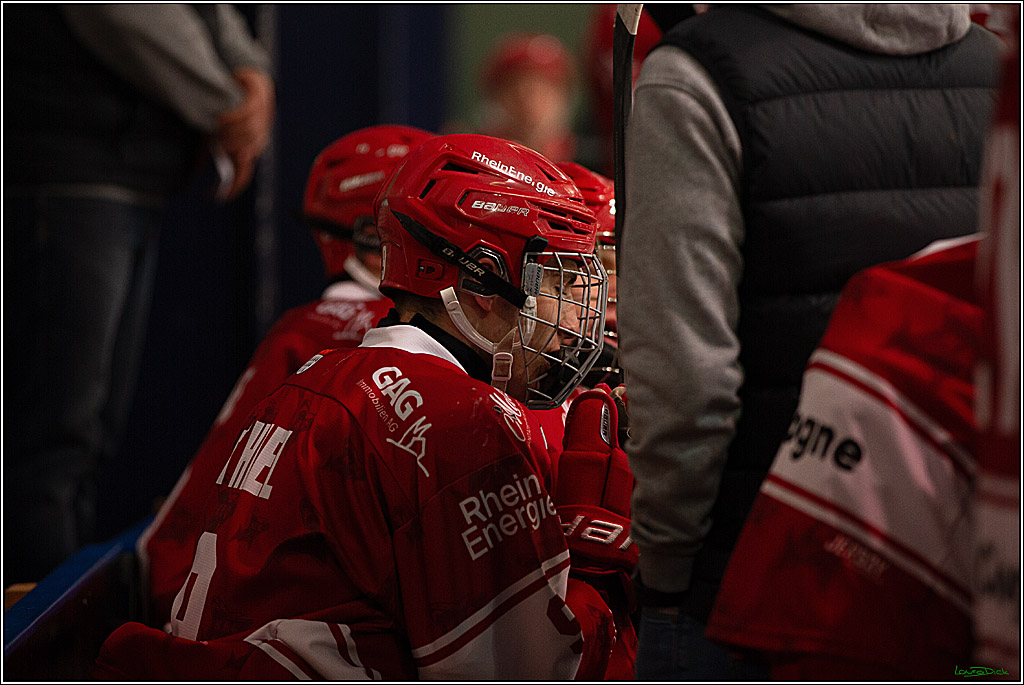 4. Finale Spiel U17 Koelner Junghaie- Jungadler Mannheim; Koeln, 21.04.2024