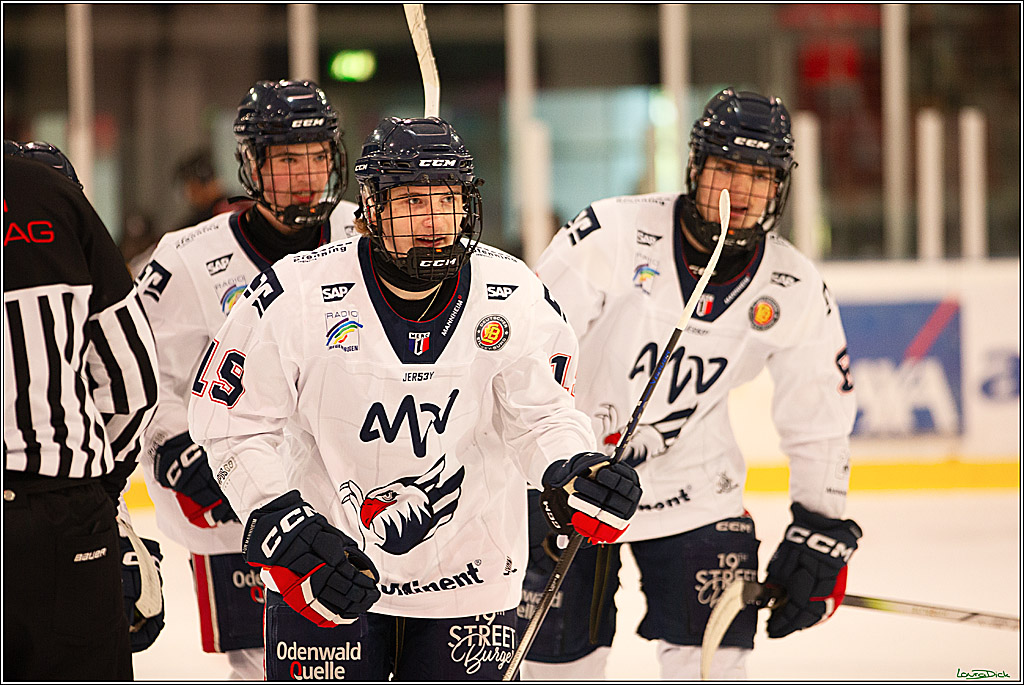 4. Finale Spiel U17 Koelner Junghaie- Jungadler Mannheim; Koeln, 21.04.2024