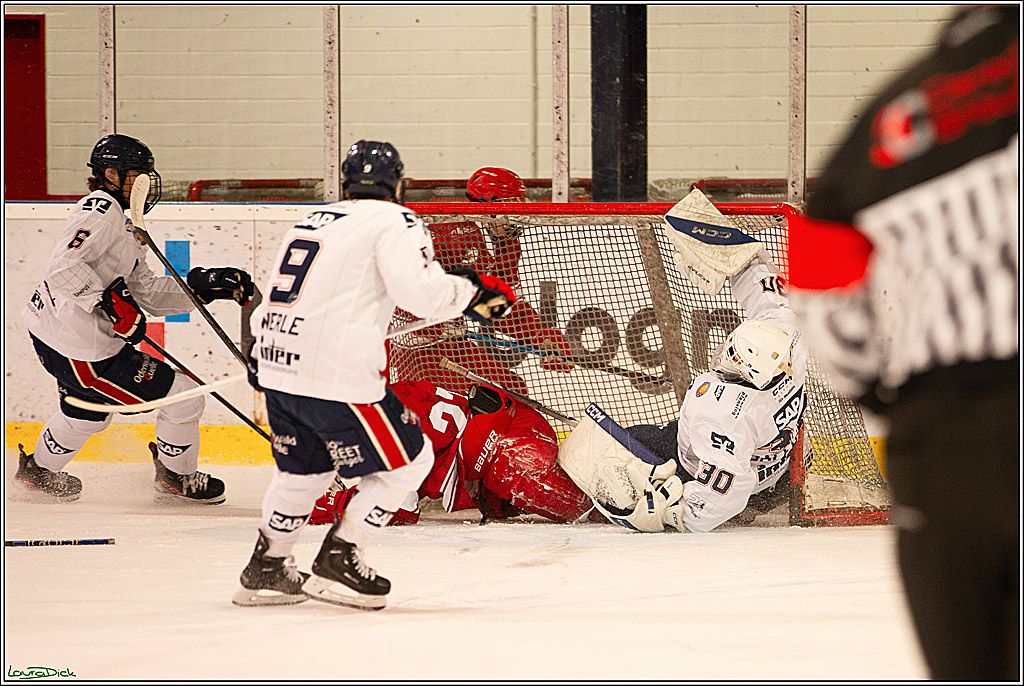 4. Finale Spiel U17 Koelner Junghaie- Jungadler Mannheim; Koeln, 21.04.2024