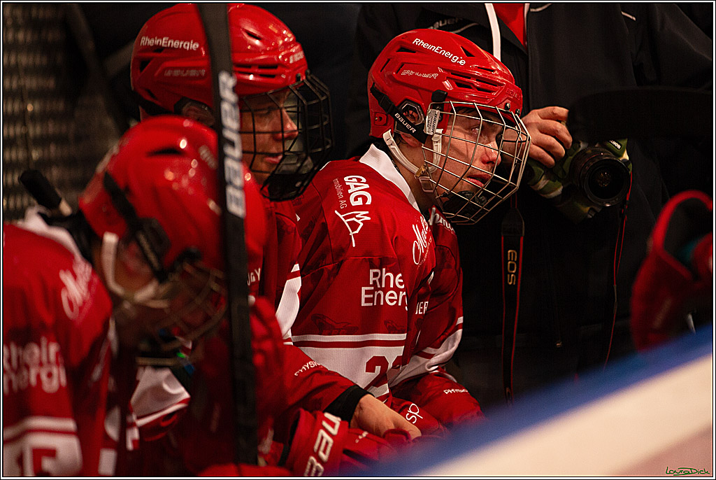 4. Finale Spiel U17 Koelner Junghaie- Jungadler Mannheim; Koeln, 21.04.2024
