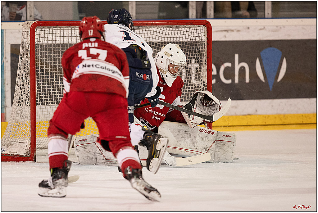 4. Finale Spiel U17 Kölner Junghaie - Jungadler Mannheim 1:5, 21.04.2024