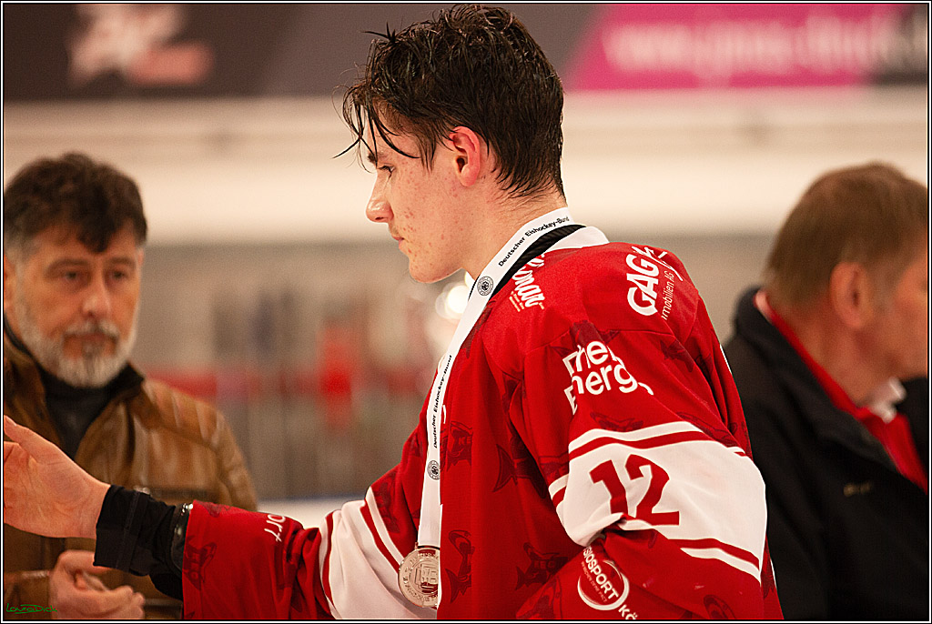 4. Finale Spiel U17 Koelner Junghaie- Jungadler Mannheim; Koeln, 21.04.2024