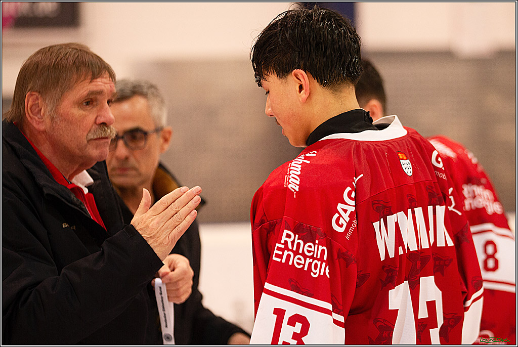 4. Finale Spiel U17 Koelner Junghaie- Jungadler Mannheim; Koeln, 21.04.2024