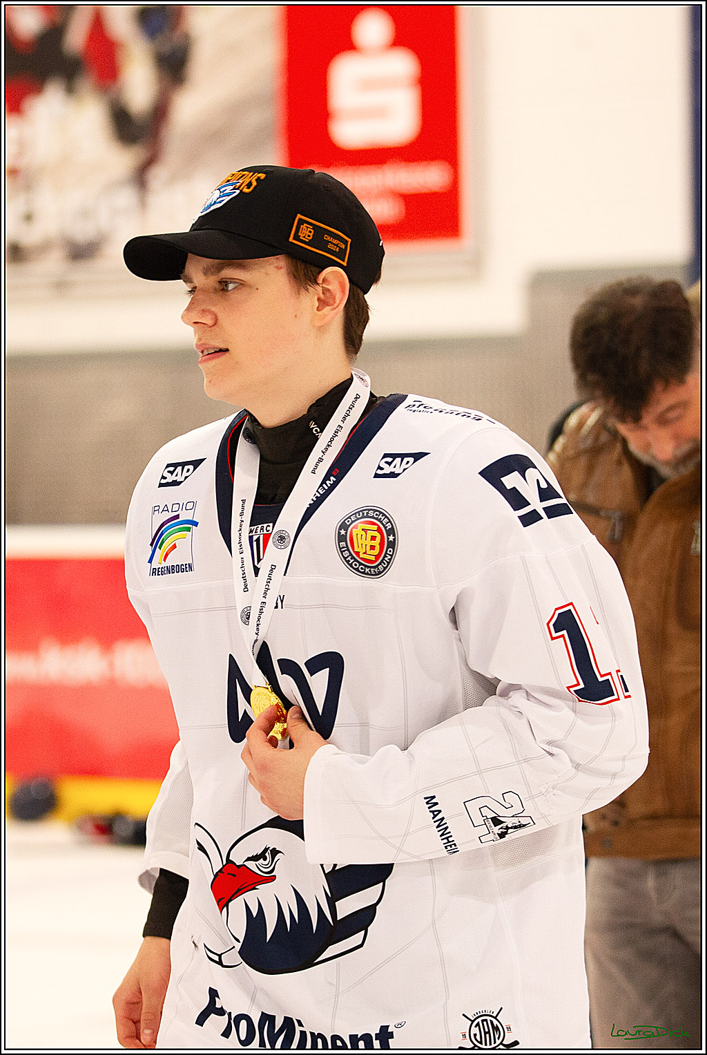 4. Finale Spiel U17 Koelner Junghaie- Jungadler Mannheim; Koeln, 21.04.2024