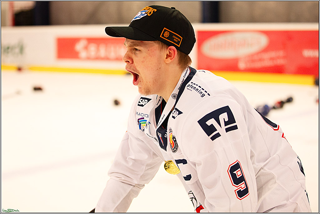 4. Finale Spiel U17 Koelner Junghaie- Jungadler Mannheim; Koeln, 21.04.2024