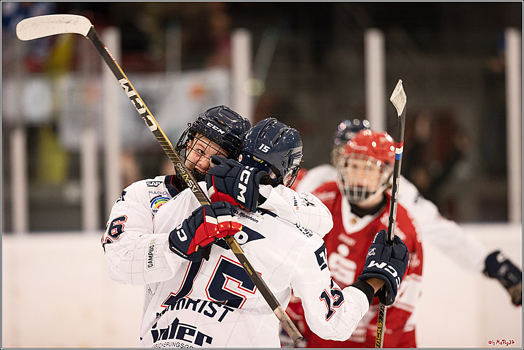 4. Finale Spiel U17 Kölner Junghaie - Jungadler Mannheim 1:5, 21.04.2024
