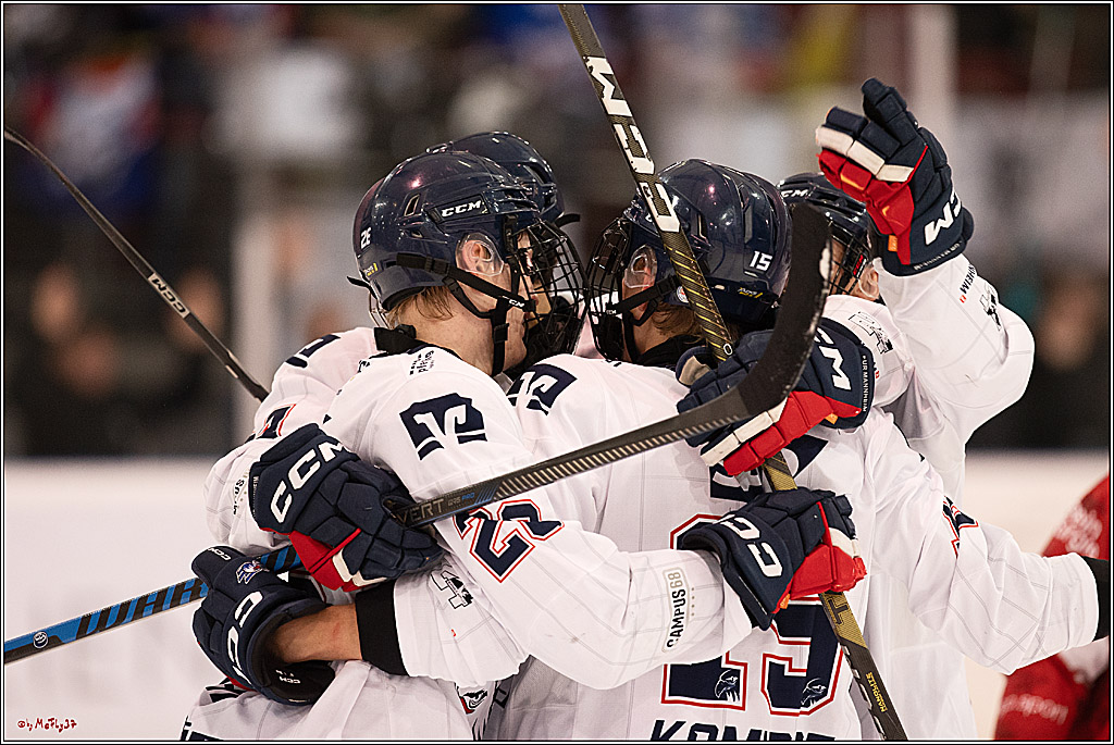 4. Finale Spiel U17 Kölner Junghaie - Jungadler Mannheim 1:5, 21.04.2024