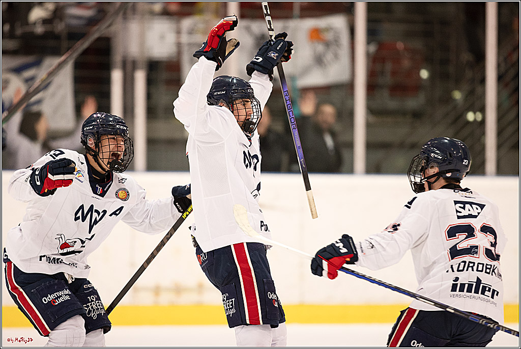 4. Finale Spiel U17 Kölner Junghaie - Jungadler Mannheim 1:5, 21.04.2024