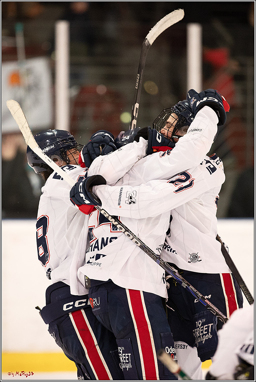 4. Finale Spiel U17 Kölner Junghaie - Jungadler Mannheim 1:5, 21.04.2024