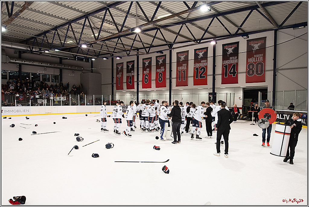 4. Finale Spiel U17 Kölner Junghaie - Jungadler Mannheim 1:5, 21.04.2024