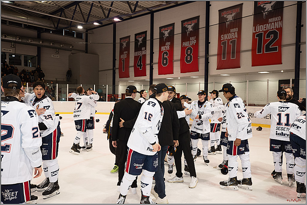 4. Finale Spiel U17 Kölner Junghaie - Jungadler Mannheim 1:5, 21.04.2024
