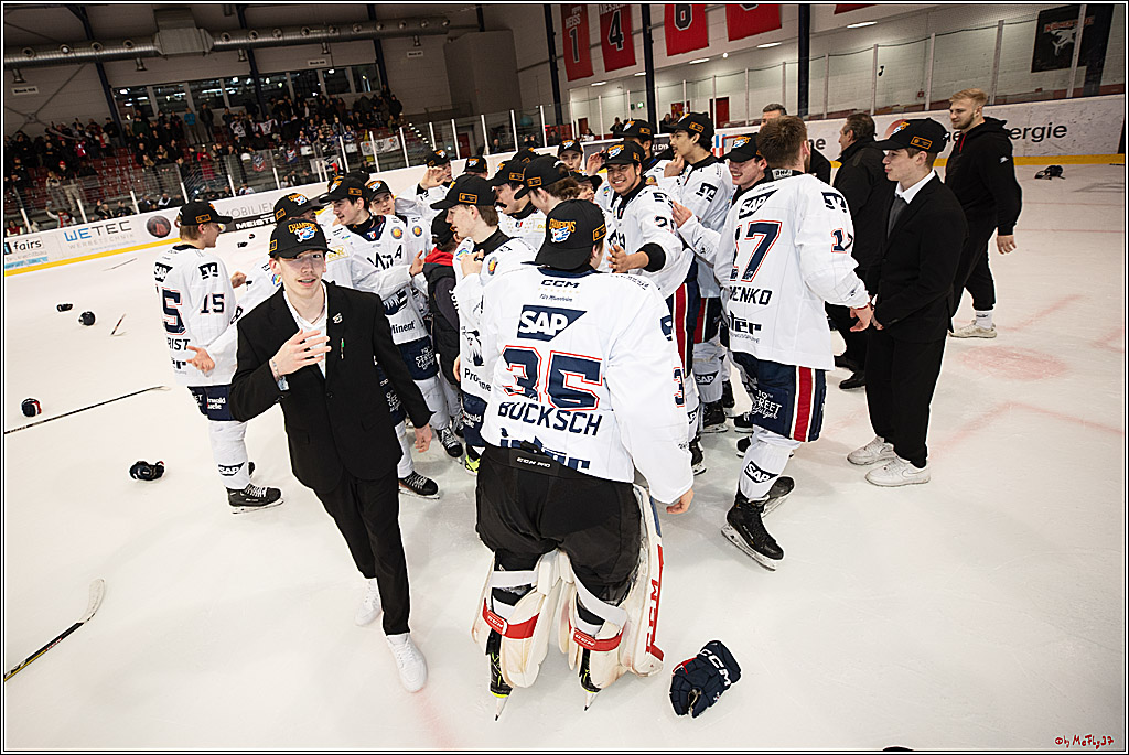 4. Finale Spiel U17 Kölner Junghaie - Jungadler Mannheim 1:5, 21.04.2024