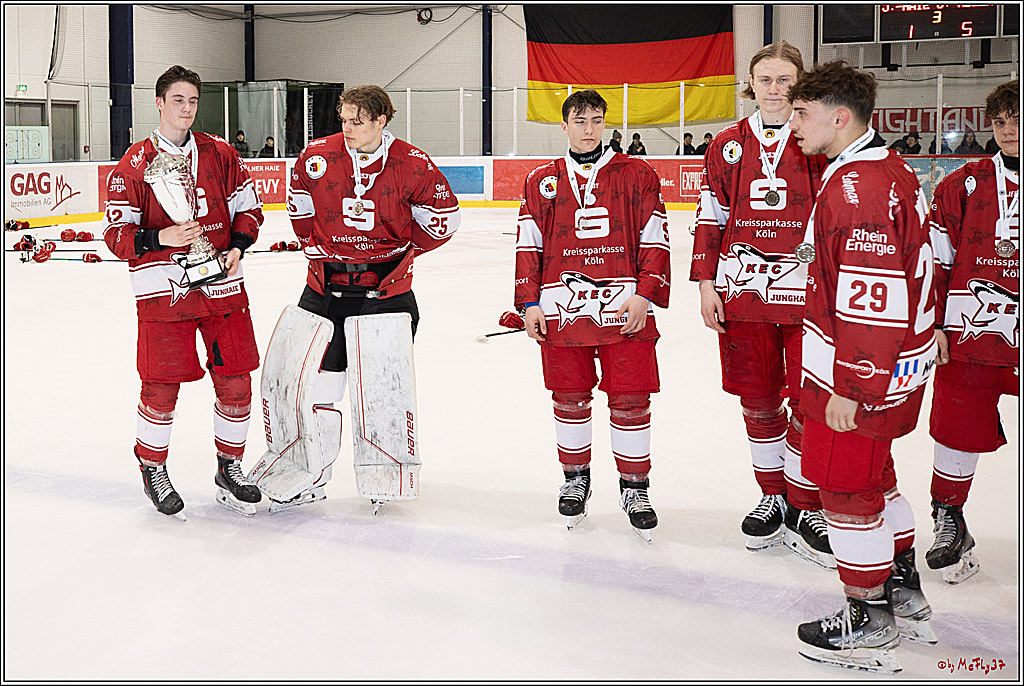 4. Finale Spiel U17 Kölner Junghaie - Jungadler Mannheim 1:5, 21.04.2024