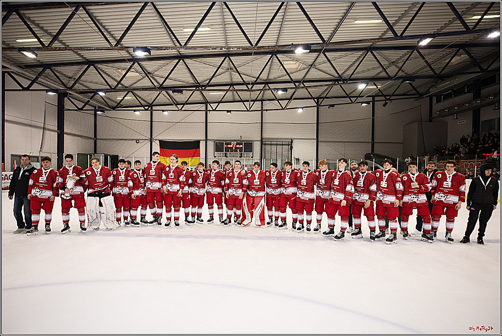 4. Finale Spiel U17 Kölner Junghaie - Jungadler Mannheim 1:5, 21.04.2024