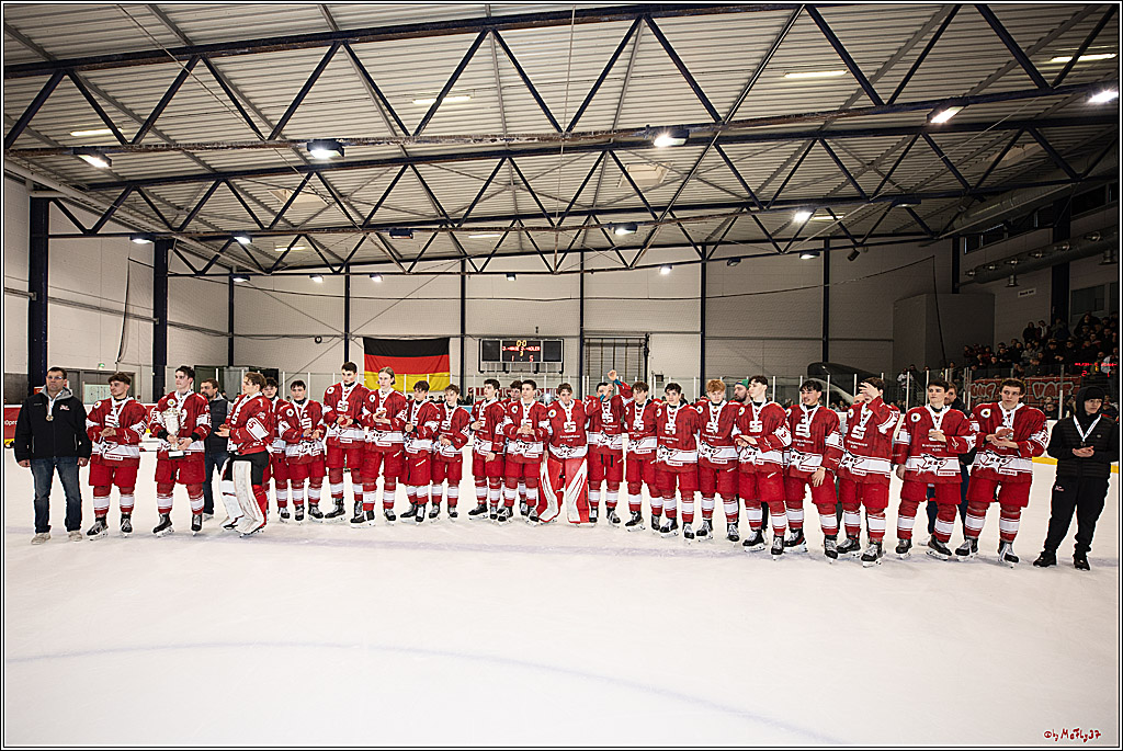 4. Finale Spiel U17 Kölner Junghaie - Jungadler Mannheim 1:5, 21.04.2024