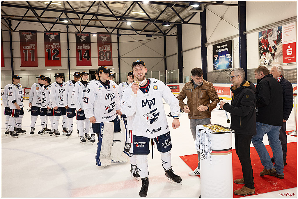 4. Finale Spiel U17 Kölner Junghaie - Jungadler Mannheim 1:5, 21.04.2024