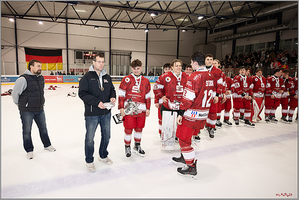 4. Finale Spiel U17 Kölner Junghaie - Jungadler Mannheim 1:5, 21.04.2024
