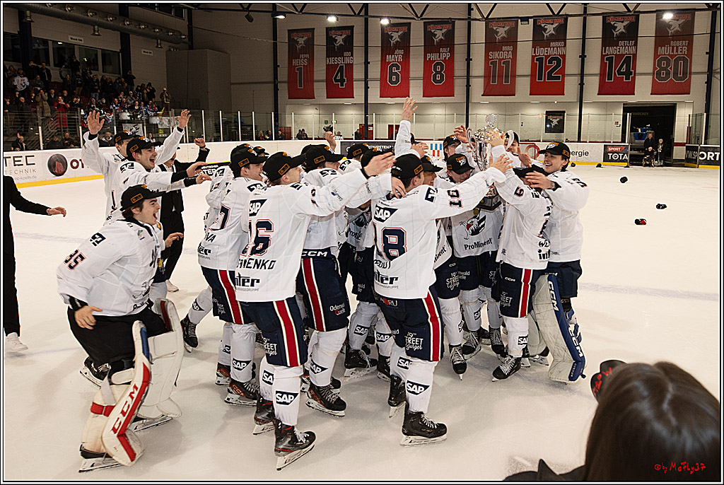 4. Finale Spiel U17 Kölner Junghaie - Jungadler Mannheim 1:5, 21.04.2024