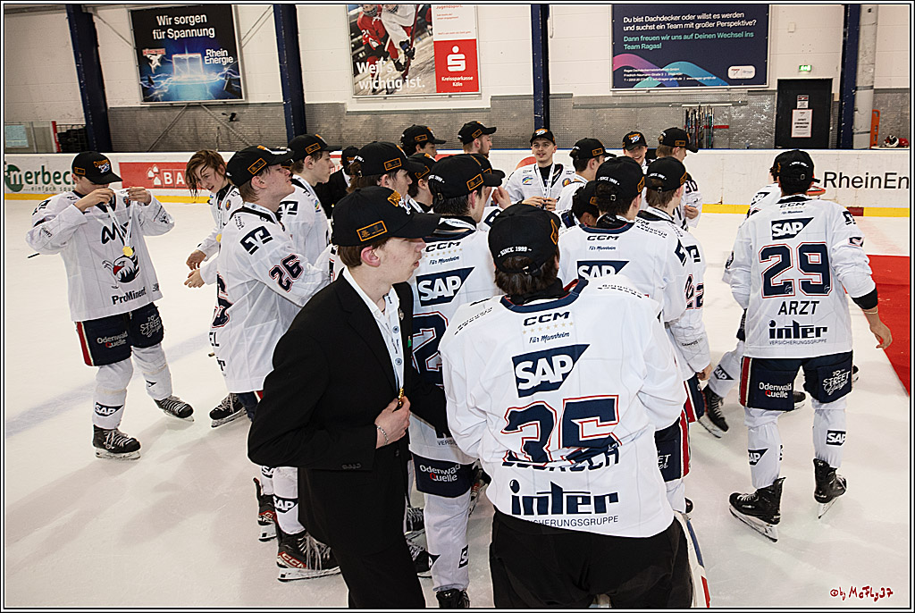 4. Finale Spiel U17 Kölner Junghaie - Jungadler Mannheim 1:5, 21.04.2024