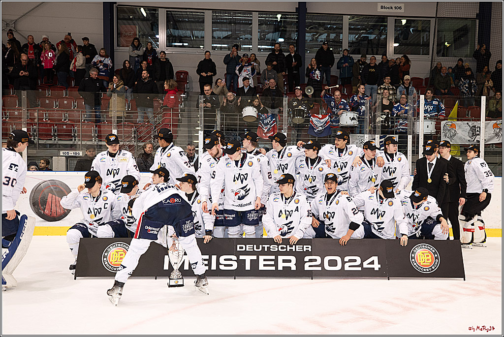 4. Finale Spiel U17 Kölner Junghaie - Jungadler Mannheim 1:5, 21.04.2024