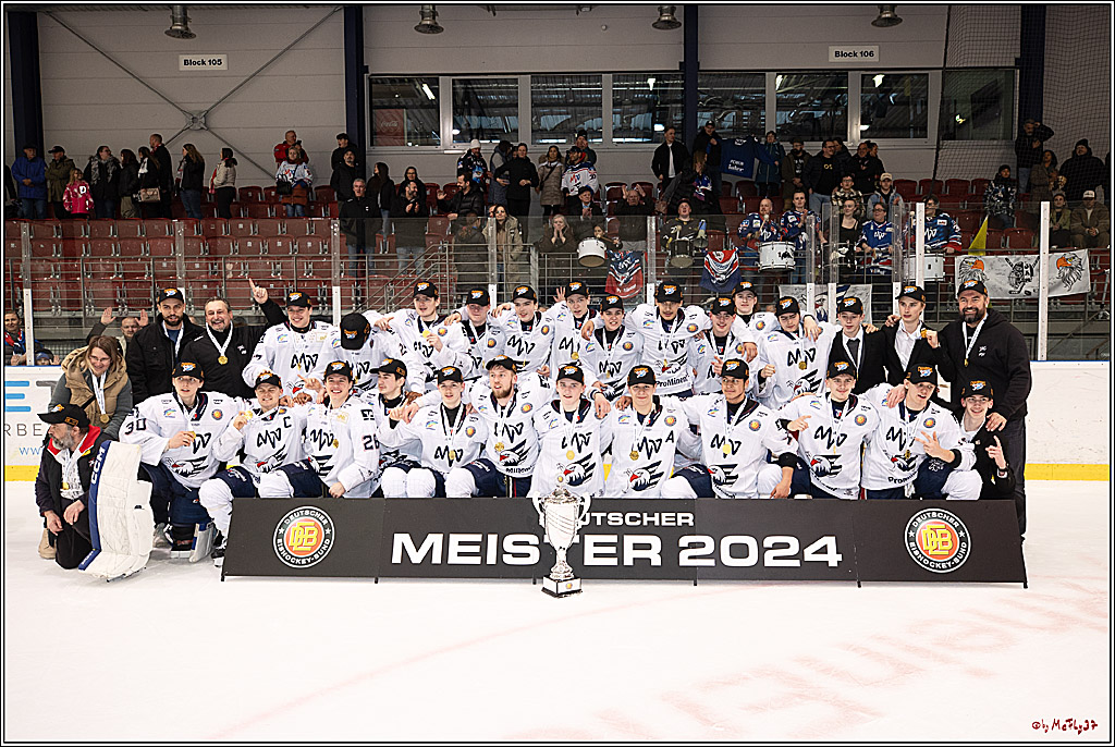 4. Finale Spiel U17 Kölner Junghaie - Jungadler Mannheim 1:5, 21.04.2024