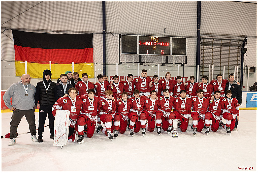 4. Finale Spiel U17 Kölner Junghaie - Jungadler Mannheim 1:5, 21.04.2024